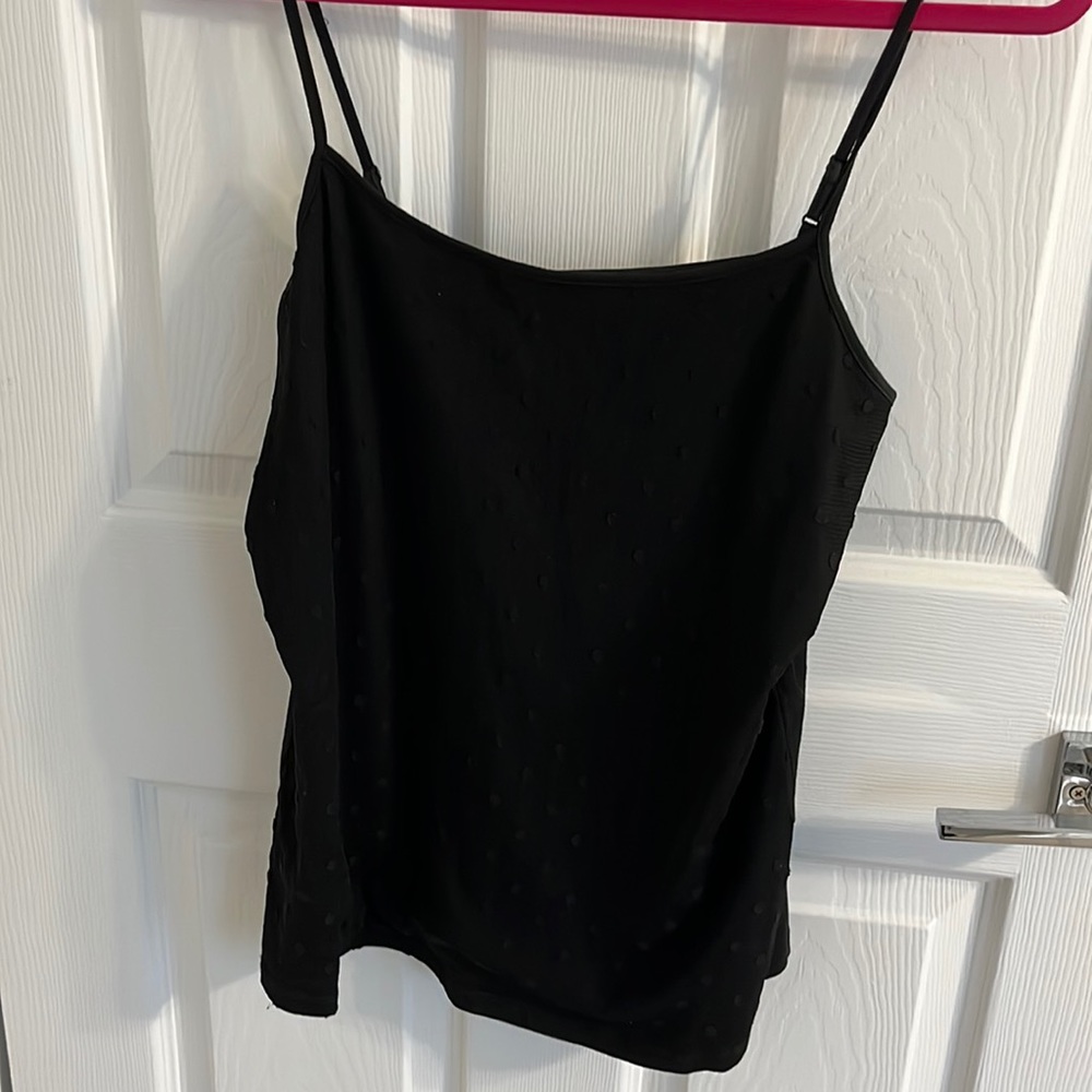 Anne Taylor loft polka dot cami with built in bra